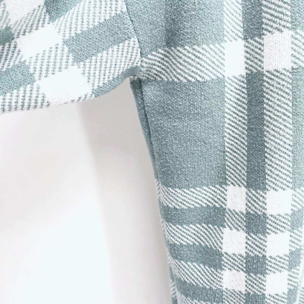 Sioni‎ Plaid Crop Cardigan Sweater - Picture 7 of 8